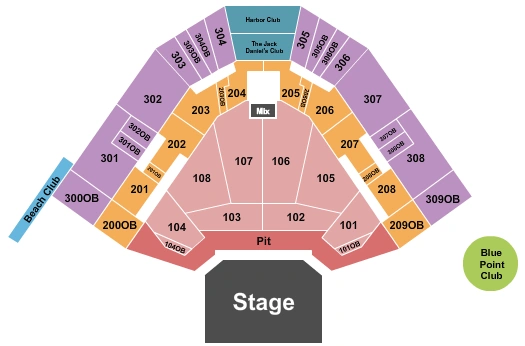 hartford healthcare amphitheater seating chart