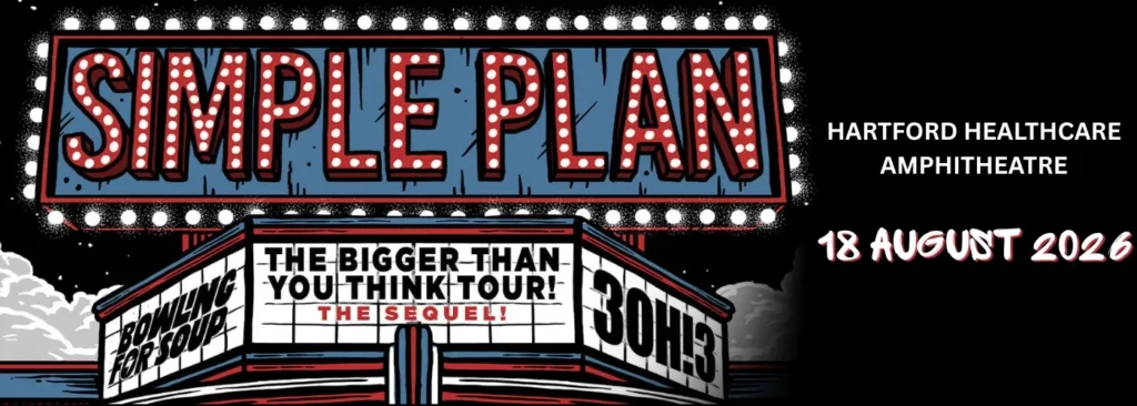 Simple Plan at Hartford HealthCare Amphitheater